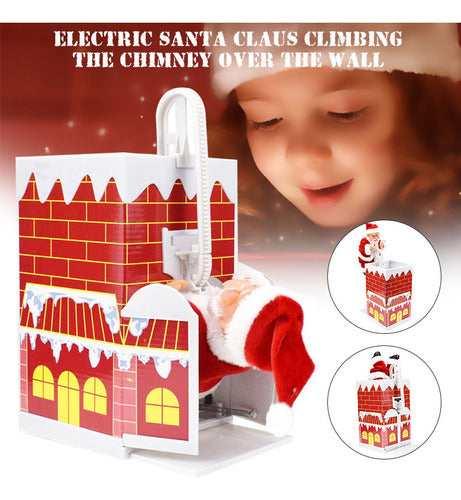 Papá Noel Chimenea con Música y Movimiento