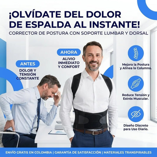 Corrector de Postura Ajustable Trenza